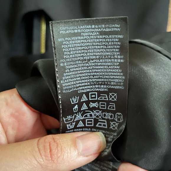 Marciano Little Black Strapless Dress w/cutout - Picture 5 of 8